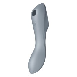 Satisfyer Curvy Trinity 3 Blue Grey - System Fali Powietrznej i Wibracji