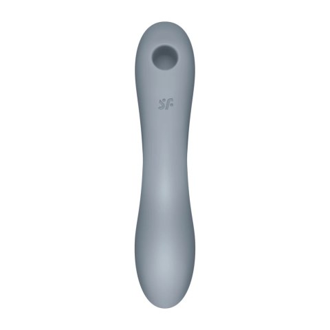 Satisfyer Curvy Trinity 3 Blue Grey - System Fali Powietrznej i Wibracji Satisfyer Curvy Trinity 3 Blue Grey - System Fali Powietrznej i Wibracji