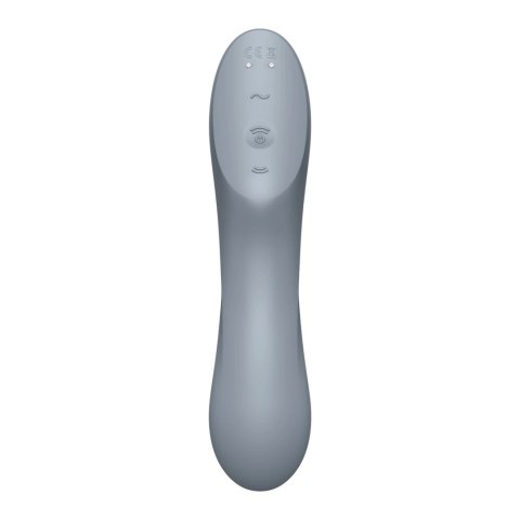 Satisfyer Curvy Trinity 3 Blue Grey - System Fali Powietrznej i Wibracji Satisfyer Curvy Trinity 3 Blue Grey - System Fali Powietrznej i Wibracji