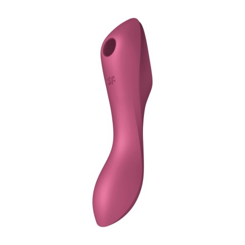 Satisfyer Curvy Trinity 3 Red - wielofunkcyjny model 3w1 z masażerem powietrznym Satisfyer Curvy Trinity 3 Red - wielofunkcyjny model 3w1 z masażerem powietrznym