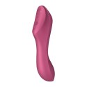 Satisfyer Curvy Trinity 3 Red - wielofunkcyjny model 3w1 z masażerem powietrznym
