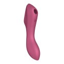 Satisfyer Curvy Trinity 3 Red - wielofunkcyjny model 3w1 z masażerem powietrznym