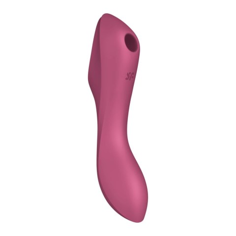 Satisfyer Curvy Trinity 3 Red - wielofunkcyjny model 3w1 z masażerem powietrznym Satisfyer Curvy Trinity 3 Red - wielofunkcyjny model 3w1 z masażerem powietrznym