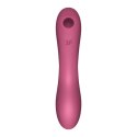 Satisfyer Curvy Trinity 3 Red - wielofunkcyjny model 3w1 z masażerem powietrznym