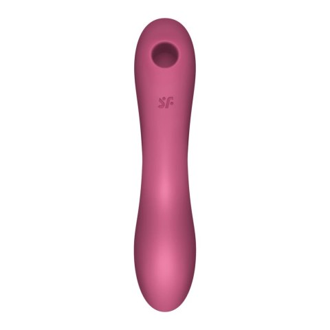 Satisfyer Curvy Trinity 3 Red - wielofunkcyjny model 3w1 z masażerem powietrznym Satisfyer Curvy Trinity 3 Red - wielofunkcyjny model 3w1 z masażerem powietrznym