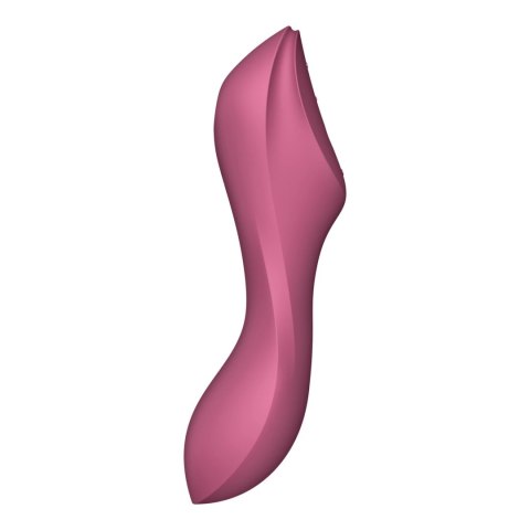 Satisfyer Curvy Trinity 3 Red - wielofunkcyjny model 3w1 z masażerem powietrznym Satisfyer Curvy Trinity 3 Red - wielofunkcyjny model 3w1 z masażerem powietrznym