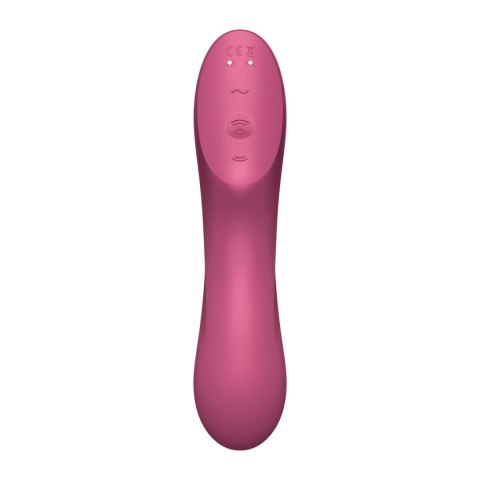 Satisfyer Curvy Trinity 3 Red - wielofunkcyjny model 3w1 z masażerem powietrznym Satisfyer Curvy Trinity 3 Red - wielofunkcyjny model 3w1 z masażerem powietrznym
