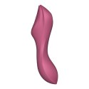 Satisfyer Curvy Trinity 3 Red - wielofunkcyjny model 3w1 z masażerem powietrznym