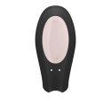 Satisfyer Double Joy Black - model do wspolnego użytkowania, czarny