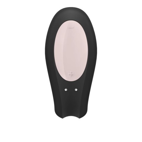 Satisfyer Double Joy Black - model do wspolnego użytkowania, czarny Satisfyer Double Joy Black - model do wspolnego użytkowania, czarny