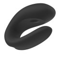 Satisfyer Double Joy Black - model do wspolnego użytkowania, czarny