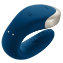 Satisfyer Double Love Blue - urządzenie intymne dla par, sterowanie pilotem