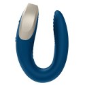 Satisfyer Double Love Blue - urządzenie intymne dla par, sterowanie pilotem