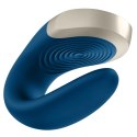 Satisfyer Double Love Blue - urządzenie intymne dla par, sterowanie pilotem
