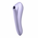 Satisfyer Dual Pleasure Mauve - urządzenie powietrzno-wibrujące Bluetooth