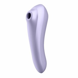 Satisfyer Dual Pleasure Mauve - urządzenie powietrzno-wibrujące Bluetooth