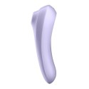 Satisfyer Dual Pleasure Mauve - urządzenie powietrzno-wibrujące Bluetooth