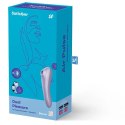 Satisfyer Dual Pleasure Mauve - urządzenie powietrzno-wibrujące Bluetooth