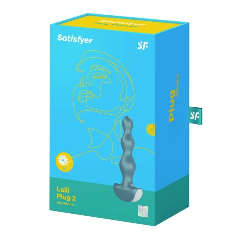 Satisfyer Lolli Plug 2 Ice - Wibrująca anatomiczna wtyczka silikonowa IPX7 Satisfyer Lolli Plug 2 Ice - Wibrująca anatomiczna wtyczka silikonowa IPX7