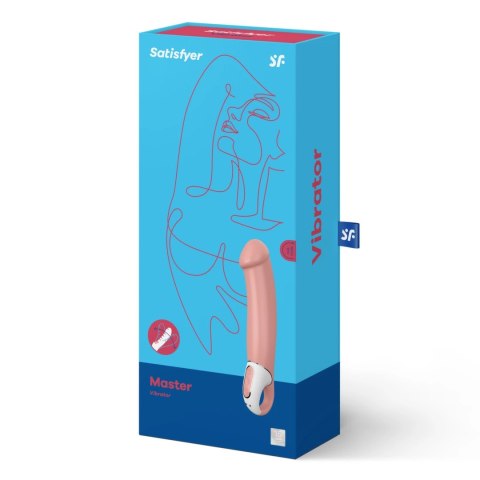 Satisfyer Master - duży model silikonowy, 12 trybow, wodoodporny Satisfyer Master - duży model silikonowy, 12 trybow, wodoodporny
