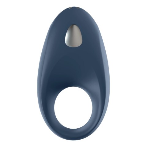Satisfyer Mighty One Ring - silikonowy elastyczny pierścień z wibracją, niebieski Satisfyer Mighty One Ring - silikonowy elastyczny pierścień z wibracją, niebieski