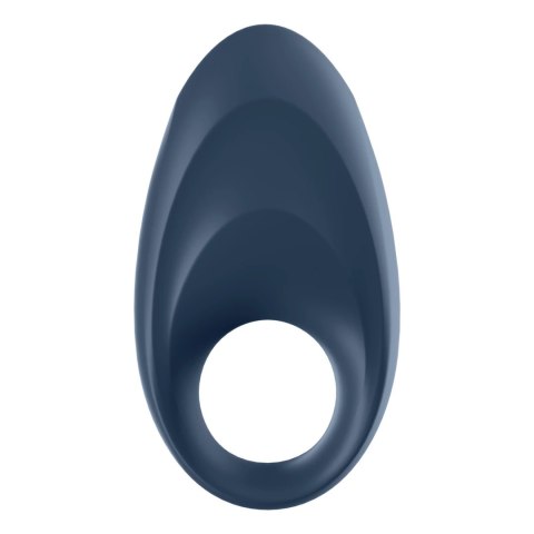 Satisfyer Mighty One Ring - silikonowy elastyczny pierścień z wibracją, niebieski Satisfyer Mighty One Ring - silikonowy elastyczny pierścień z wibracją, niebieski