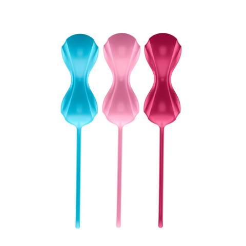 Satisfyer Power Balls Training Set - Zestaw do ćwiczeń mięśni dna miednicy Satisfyer Power Balls Training Set - Zestaw do ćwiczeń mięśni dna miednicy