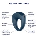 Satisfyer Power Ring silikonowy pierścień wibrujący, 10 trybow, 5.5 cm