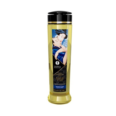 Shunga Massage Oil Seduction Midnight Flower 240ml - Olejek do masażu z kwiatowym aromatem Shunga Massage Oil Seduction Midnight Flower 240ml - Olejek do masażu z kwiatowym aromatem