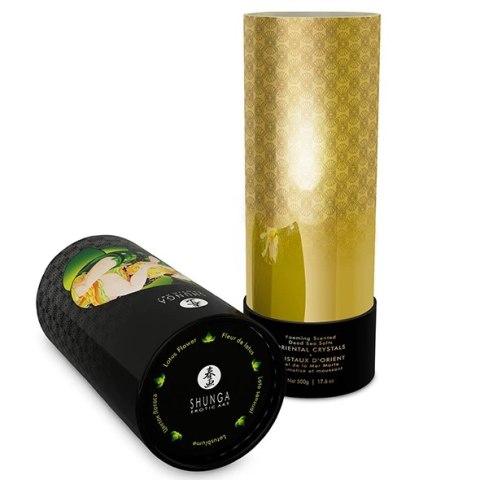 Shunga Sol do kąpieli Lotus Flower 500g - aromatyczna sol z Morza Martwego Shunga Sol do kąpieli Lotus Flower 500g - aromatyczna sol z Morza Martwego