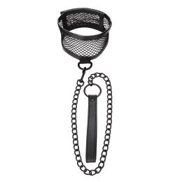 Sportsheets S&M Fishnet Collar & Leash siateczkowy zestaw z regulacją