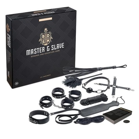 Tease & Please Master & Slave Deluxe - Gra z akcesoriami i kartami PL/EN Tease & Please Master & Slave Deluxe - Gra z akcesoriami i kartami PL/EN