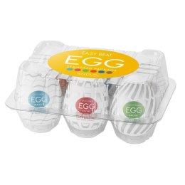 Tenga Egg Serie 3 Zestaw 6 modeli - rożnorodne tekstury, kompaktowe rozmiary