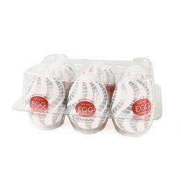 Tenga Egg Tornado - zestaw 6 elastycznych nakładek intymnych