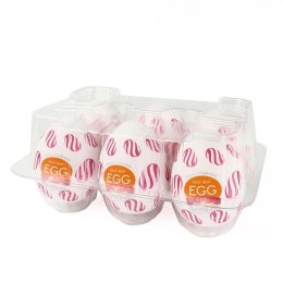 Tenga Egg Wonder Curl - Zestaw 6 elastycznych nakładek intymnych