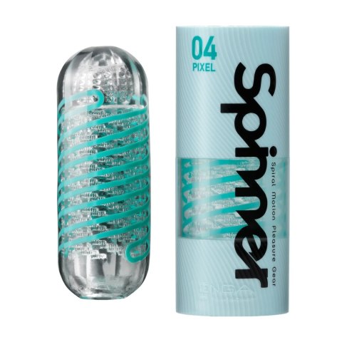 Tenga Spinner 04 Pixel - obrotowa maszyna intymna spiralna struktura Tenga Spinner 04 Pixel - obrotowa maszyna intymna spiralna struktura