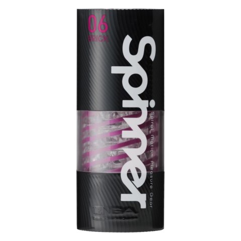 Tenga Spinner 06 Brick - innowacyjna maszyna intymna spiralna struktura Tenga Spinner 06 Brick - innowacyjna maszyna intymna spiralna struktura