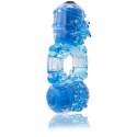 The Screaming O Big O 2 Blue - Podwojny pierścień wibrujący z dwoma silnikami