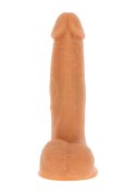 Rotating Beads Vibrating Dildo Light skin tone
