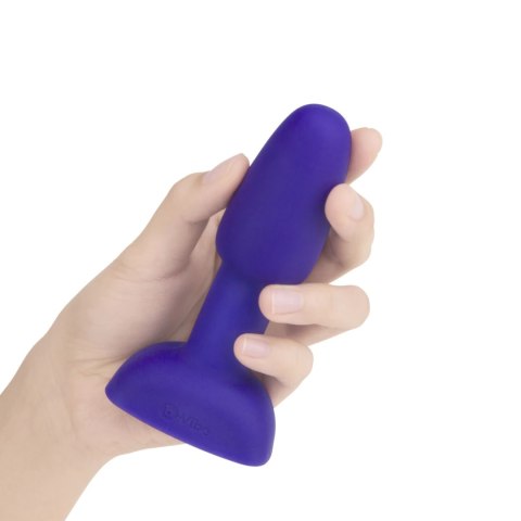 B-Vibe Rimming Petite Purple - kompaktowa maszyna intymna z pilotem B-Vibe Rimming Petite Purple - kompaktowa maszyna intymna z pilotem