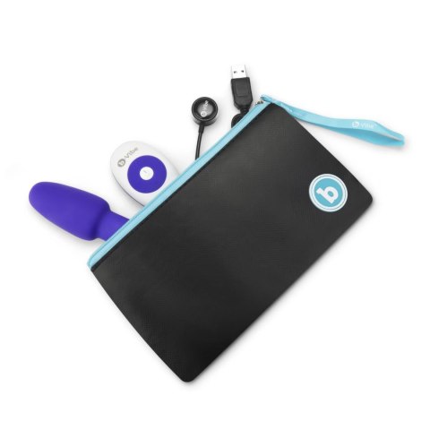 B-Vibe Rimming Petite Purple - kompaktowa maszyna intymna z pilotem B-Vibe Rimming Petite Purple - kompaktowa maszyna intymna z pilotem