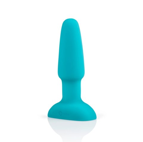 B-Vibe Rimming Plug 2 Teal - zdalnie sterowany system rotacyjny, silikon B-Vibe Rimming Plug 2 Teal - zdalnie sterowany system rotacyjny, silikon