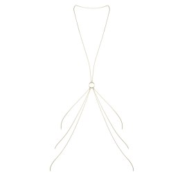 Bijoux Indiscrets Magnifique 8 Body Chain Gold - złoty łańcuszek na ciało