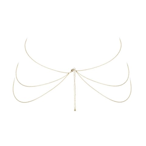 Bijoux Indiscrets Magnifique 8 Body Chain Gold - złoty łańcuszek na ciało Bijoux Indiscrets Magnifique 8 Body Chain Gold - złoty łańcuszek na ciało