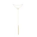 Bijoux Indiscrets Magnifique Tickler Pendant Gold - naszyjnik dekoracyjny, złoty