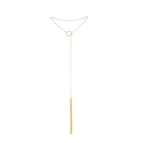 Bijoux Indiscrets Magnifique Tickler Pendant Gold - naszyjnik dekoracyjny, złoty Bijoux Indiscrets Magnifique Tickler Pendant Gold - naszyjnik dekoracyjny, złoty