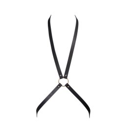 Bijoux Indiscrets Maze 8 Harness Black regulowana uprząż wegańska