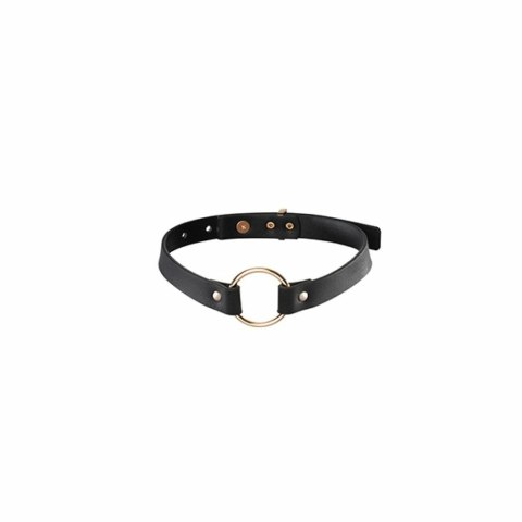 Bijoux Indiscrets Maze Single Choker Black - Pasek dekoracyjny czarny
