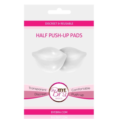 Bye Bra Half Push-Up Pads Clear silikonowe wkładki modelujące biust Bye Bra Half Push-Up Pads Clear silikonowe wkładki modelujące biust