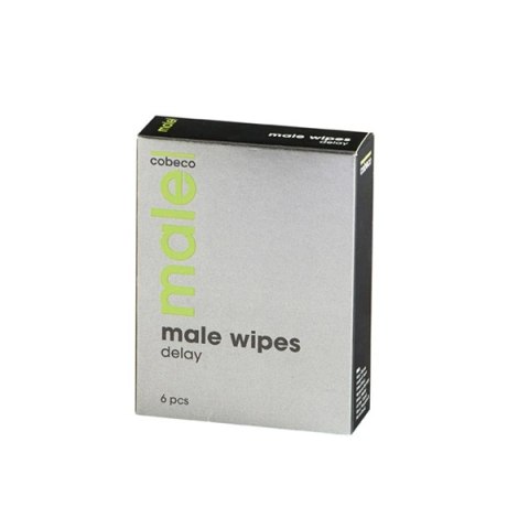 Cobeco Male Wipes Delay chusteczki intymne opoźniające 6 szt. Cobeco Male Wipes Delay chusteczki intymne opoźniające 6 szt.